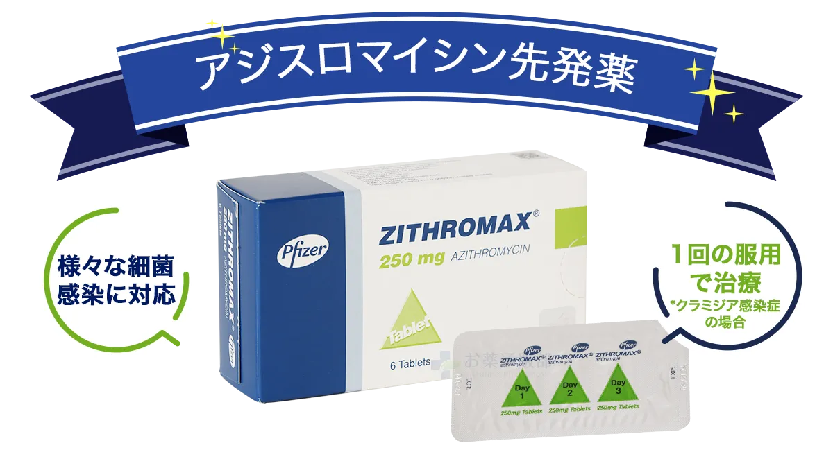 アジスロマイシン先発薬