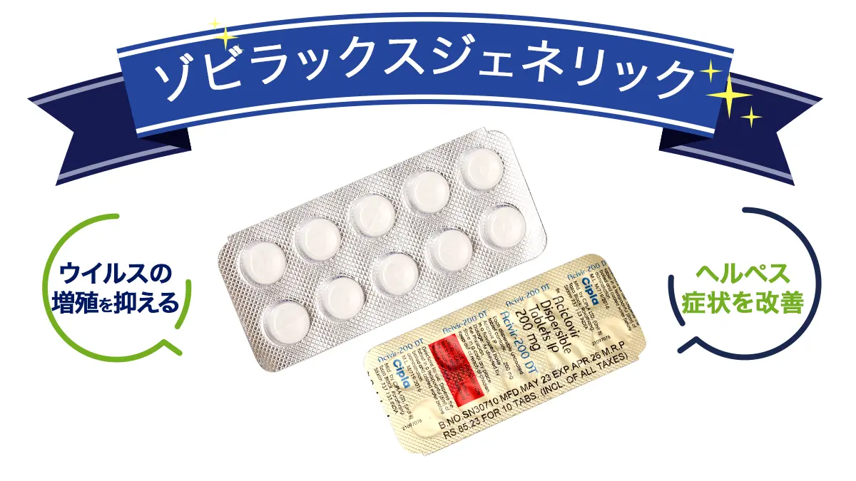 ゾビラックスジェネリック