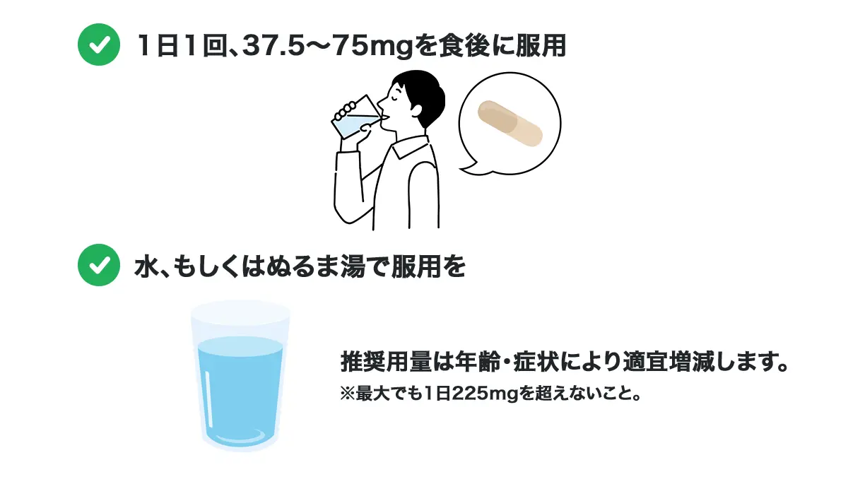イフェクサーXRの服用方法